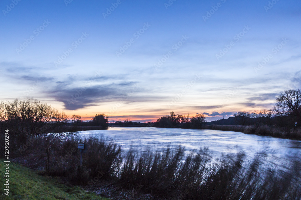 Abends an der Hamme in Ritterhude