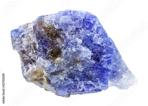 Tanzanite (blue violet zoisite) crystals