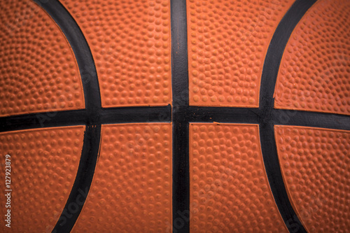 Closeup detail of basketball ball texture © cristovao31