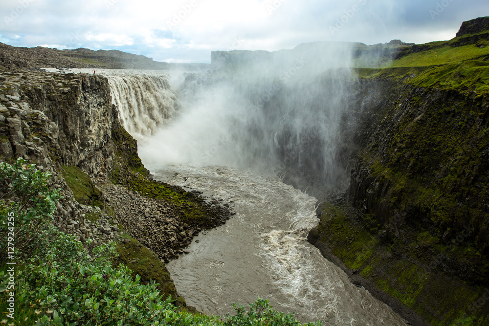 Dettifoss waterfall in Iceland. Dettifoss waterfall in Iceland.