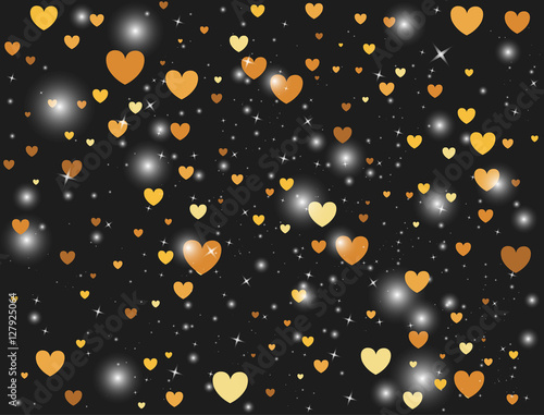 vector background with heart