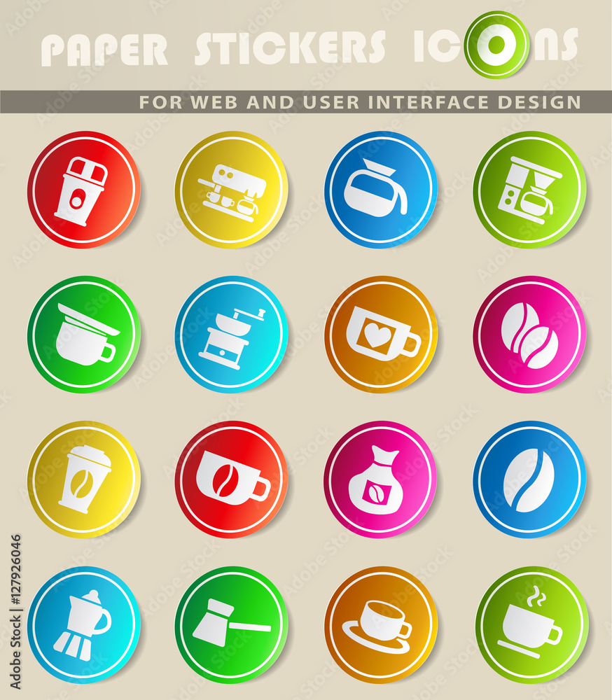 coffee icon set coffee icon set