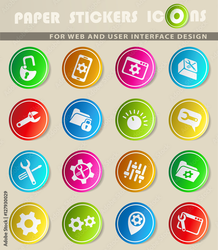 settings icon set settings icon set