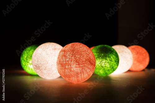 Party ball lighting lamp on the floor for cerebration in happy time