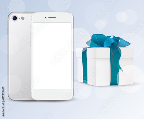 holiday silver smartphone