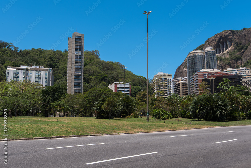 Lagoon (Lagoa) district in Rio de Janeiro city, Brazil
