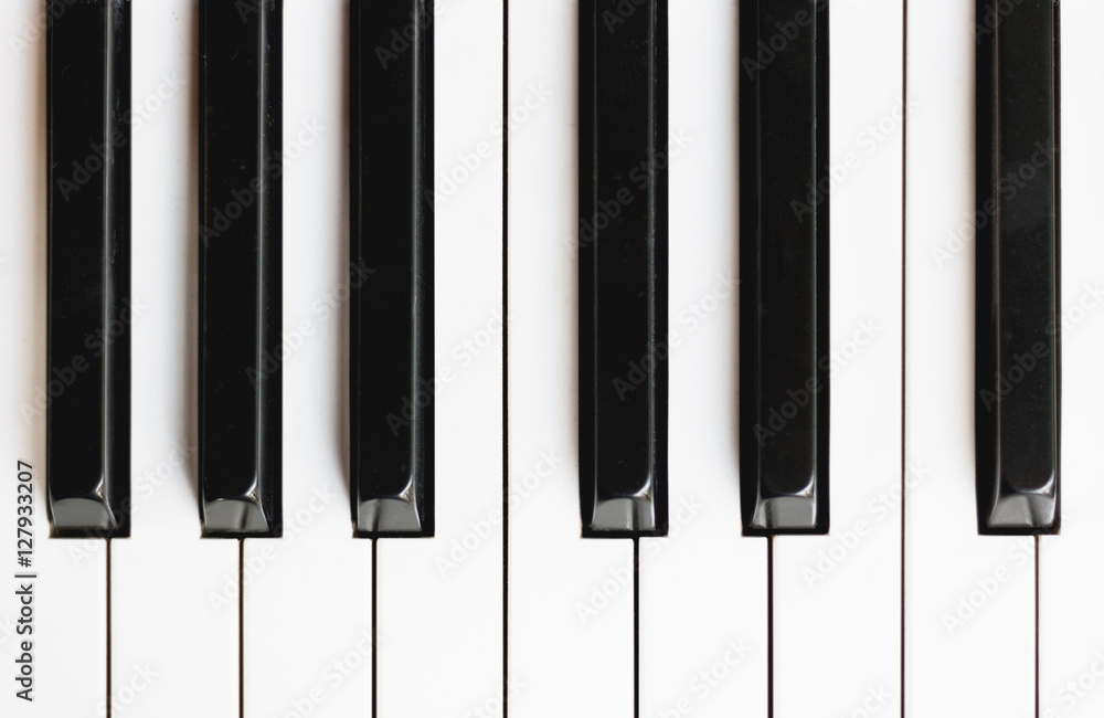 Top view close up keyboard piano musical instrument. Top view close up keyboard piano musical instrument.