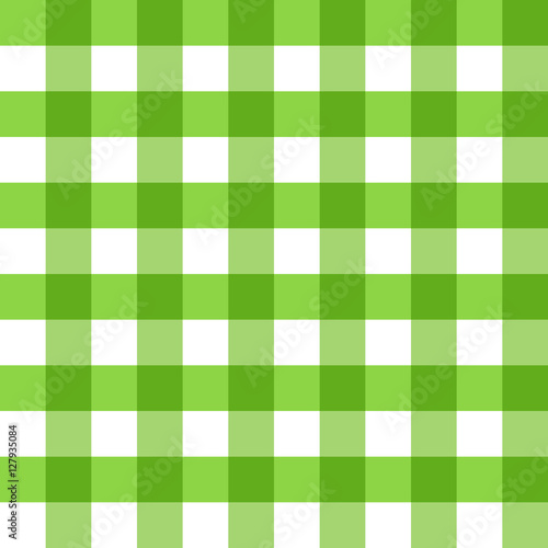 Thanksgiving Day. Green Checkered. Vector Seamless pattern background. A component of the squares without transparency. Square. The concept of a classic tartan fabric pattern.