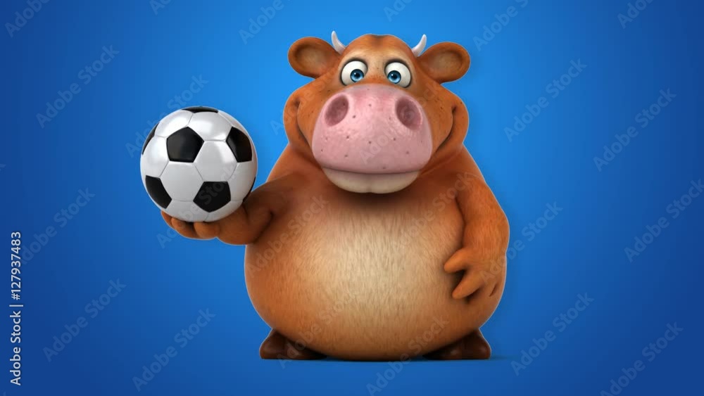 Fun cow - 3D Animation Fun cow - 3D Animation