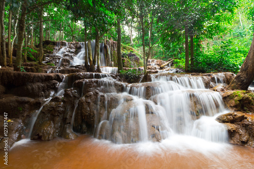 Pa-Chareon waterfall in Tak Thailand