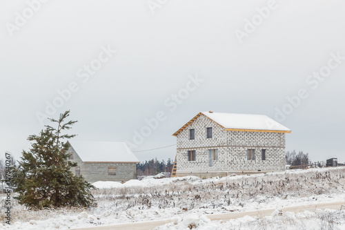 Строительство дома из пеноблоков © Тищенко Дмитрий