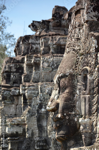 Bayon Temple At Angkor Wat, Cambodia