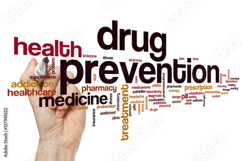 Drug prevention word cloud