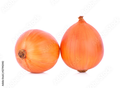 Wallpaper Mural Fresh onion isolated on white background Torontodigital.ca