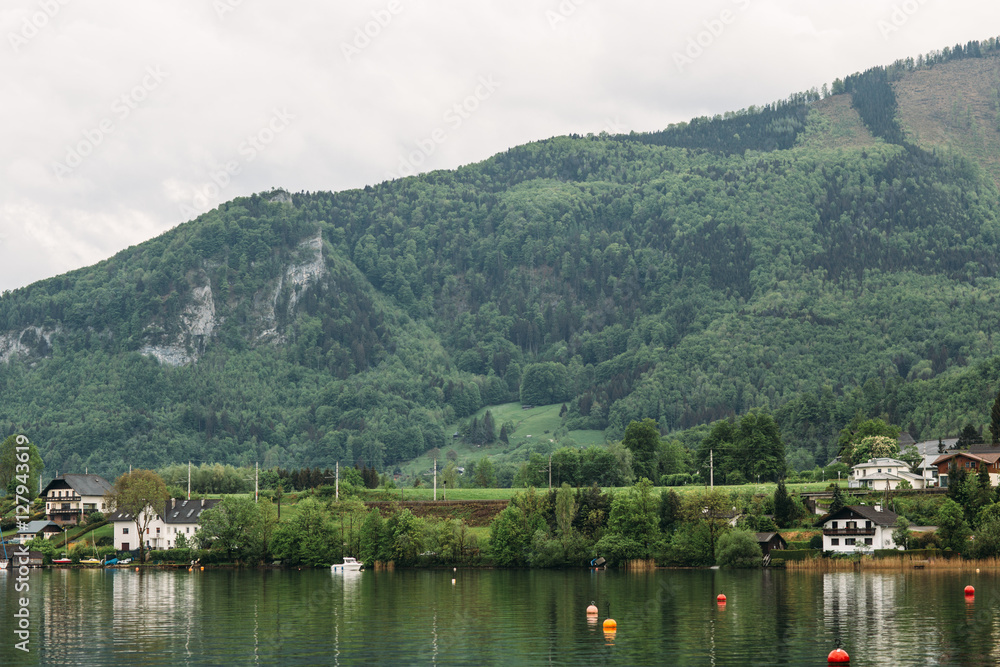 Fototapeta premium Zell am See in Spring, Austria