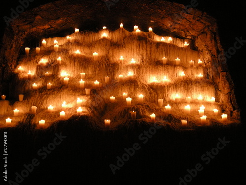 Candles altar