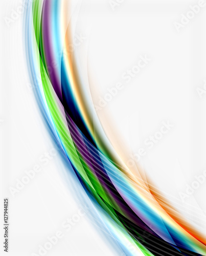 Smooth silk wave template