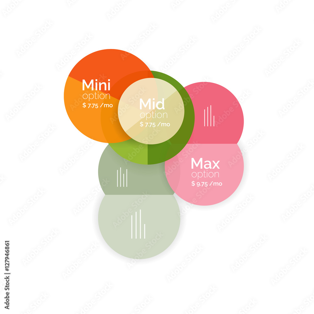Business circle infographic banner template Business circle infographic banner template