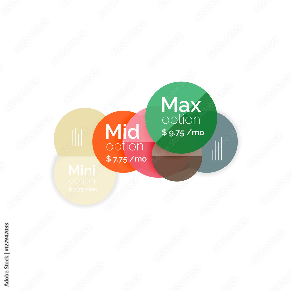 Business circle infographic banner template Business circle infographic banner template