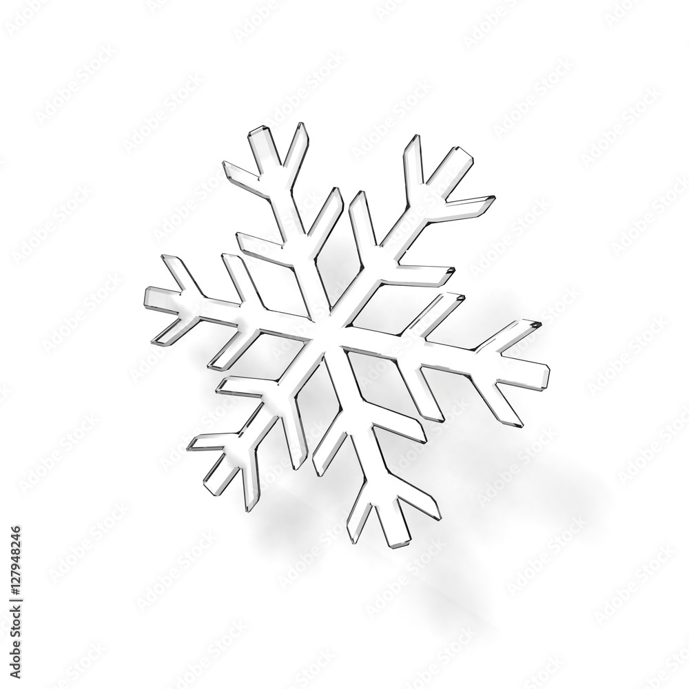 Glass snowflake Glass snowflake