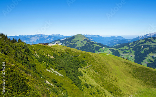 Beautiful Brixen Valley and Kitzbuhel Alps  Tirol  Austria