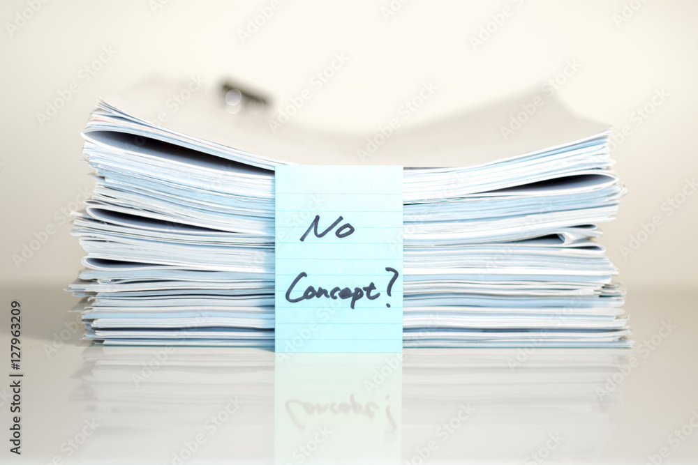 No Concept; Stack of Documents on white desk and Background. No Concept; Stack of Documents on white desk and Background.