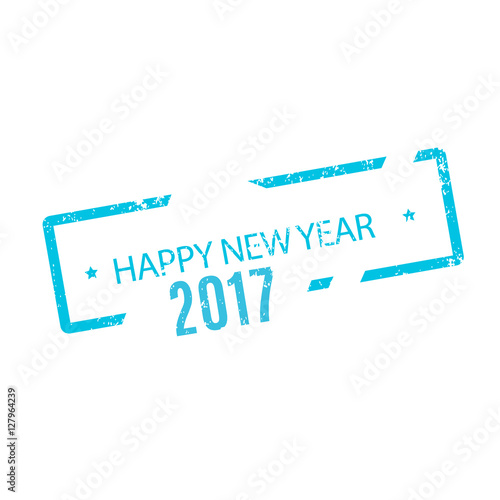 Happy new year 2017 Text Design vector