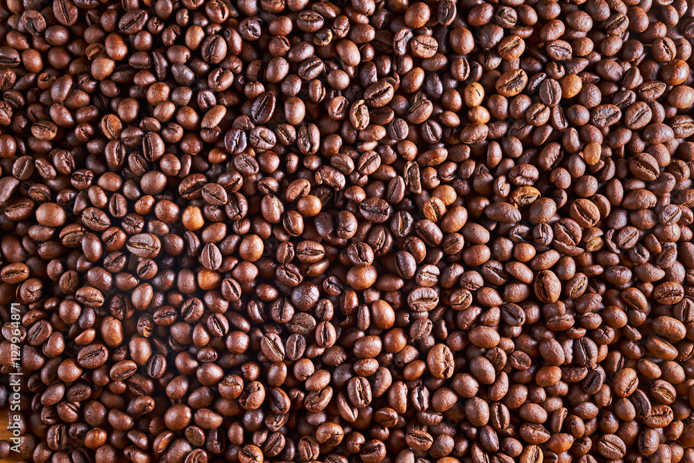 aromatic roasted coffe beans background aromatic roasted coffe beans background
