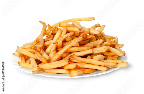 Obraz na płótnie Fried french fries chips w salonie
