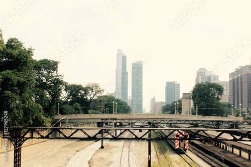 ville pont et train