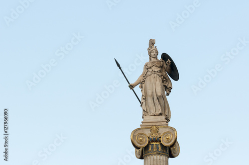 Athena statue_left space