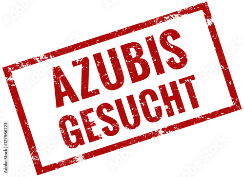 Azubis gesucht Stempel