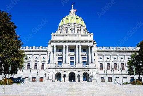 Canvastavla Pennsylvania State capitol building