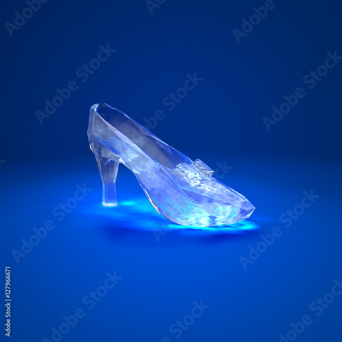 Photographie Cinderella crystal slipper