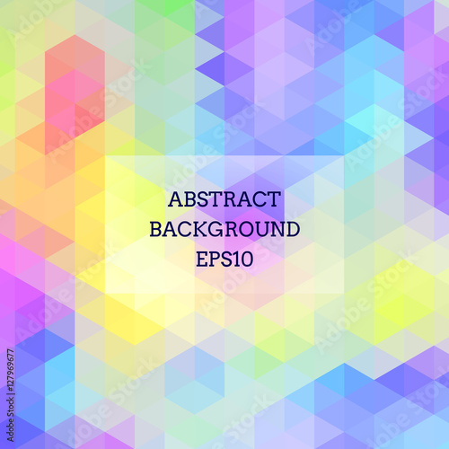 Abstract background in isometric style.