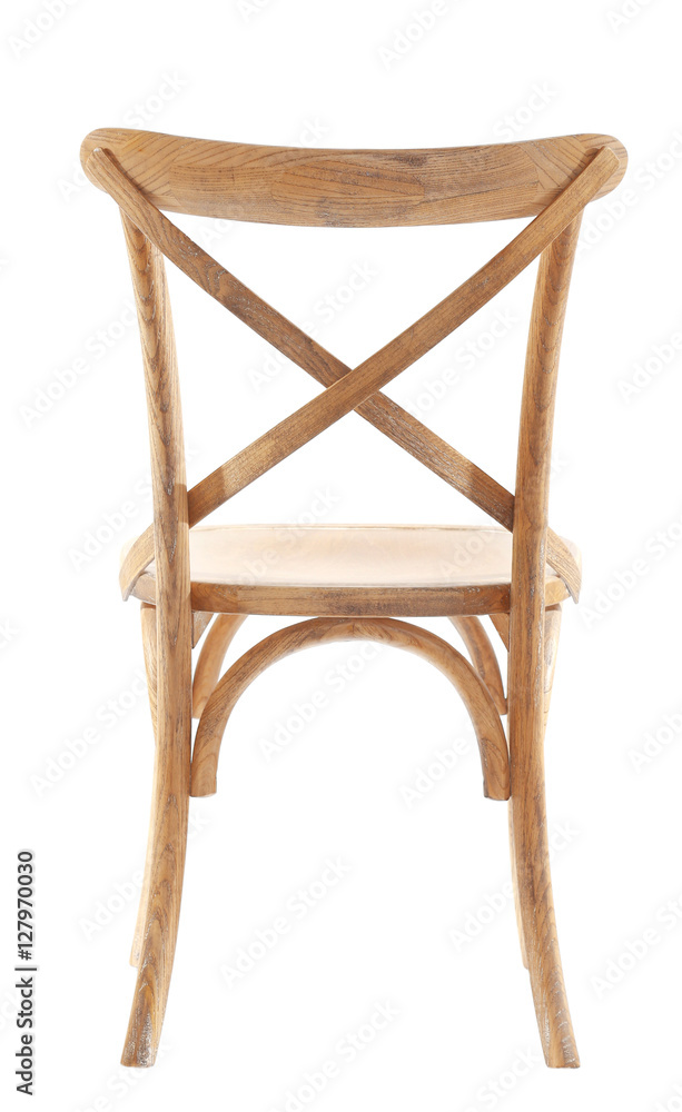 Stylish chair, isolated on white Stylish chair, isolated on white