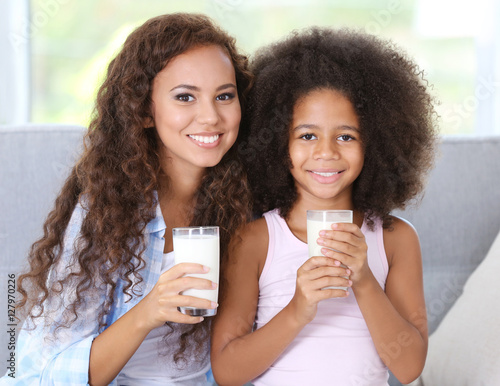 African-American mother and...