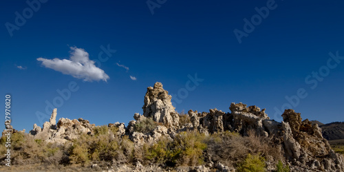 Natural Rock Formation at Mono Lake, Eastern Sierra, California, photo
