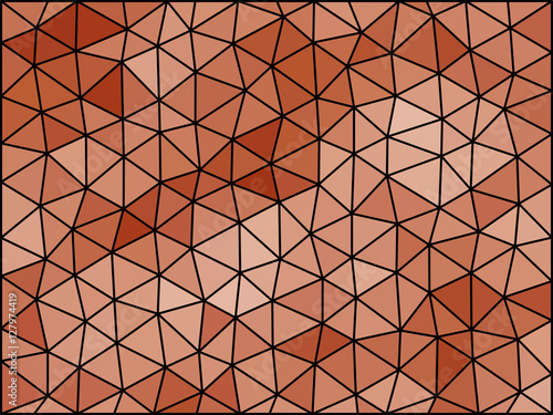 Colors low poly triangle style vector mosaic background