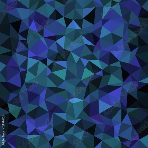 Kaleidoscopic low poly triangle style vector mosaic background