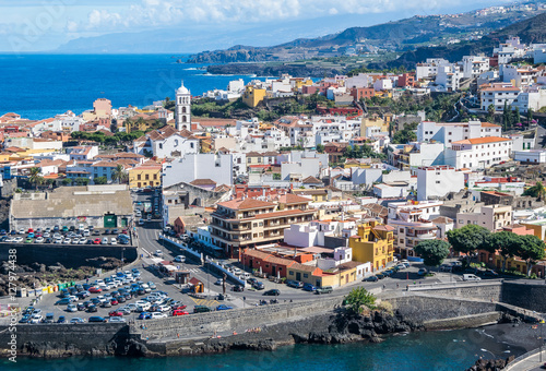 Garachico town on the coast of Tenerife 