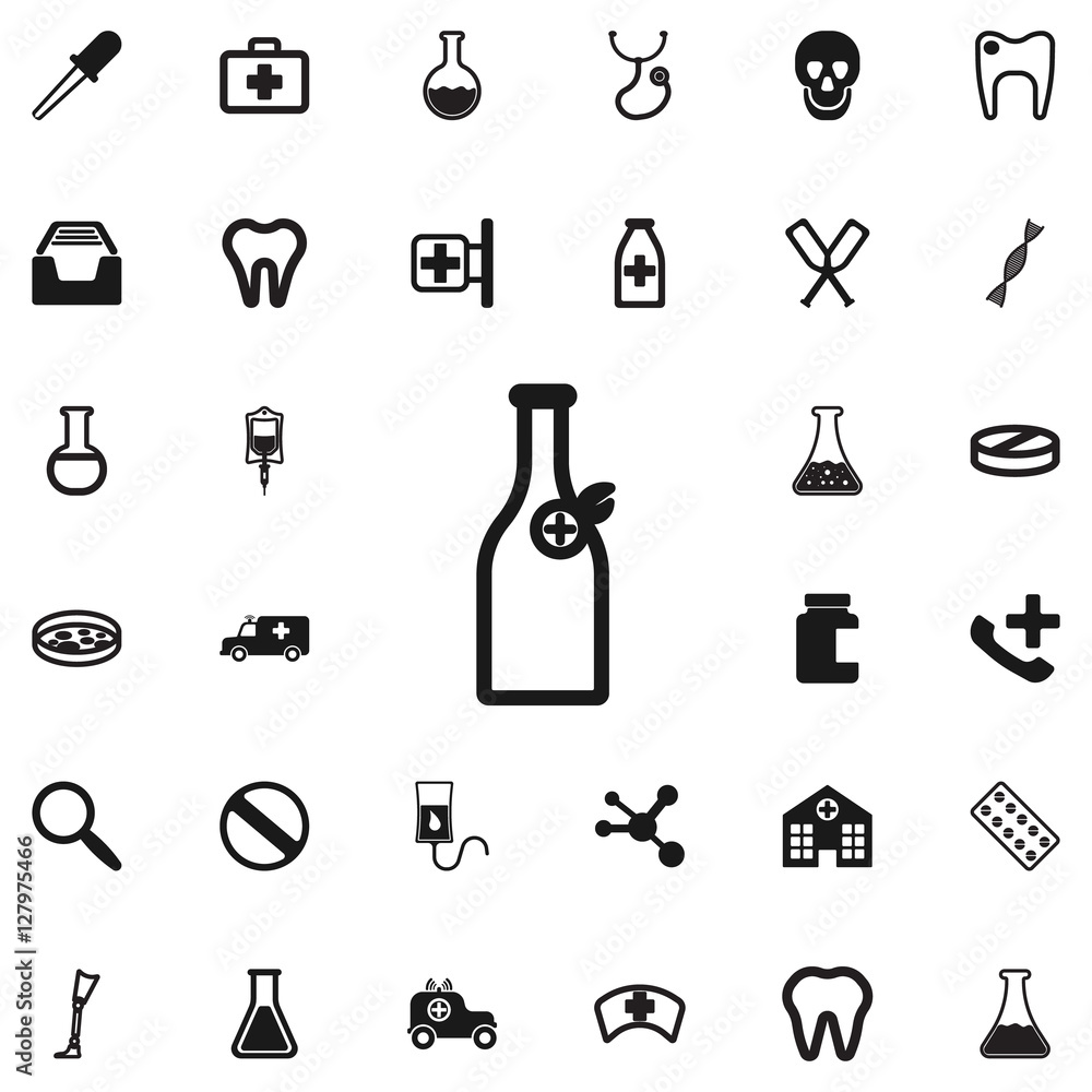 Medicine vial bottle Medicine vial bottle