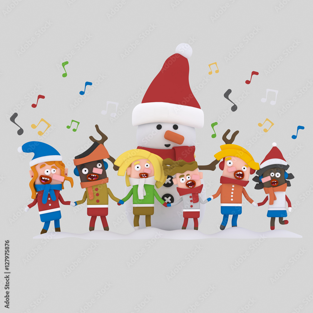 Children singing christmas song.
Custom 3d illustration contact me! Children singing christmas song.
Custom 3d illustration contact me!