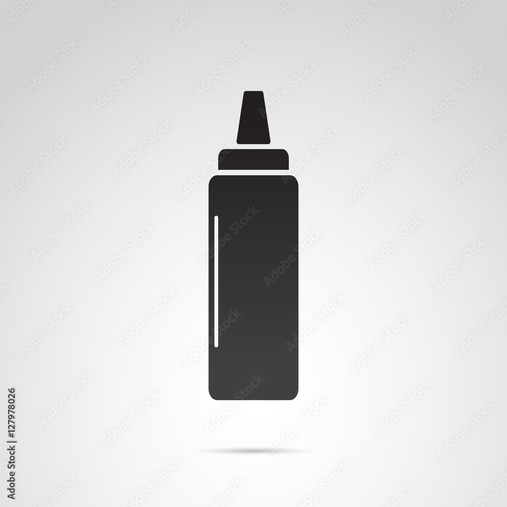 Ketchup vector icon. Ketchup vector icon.