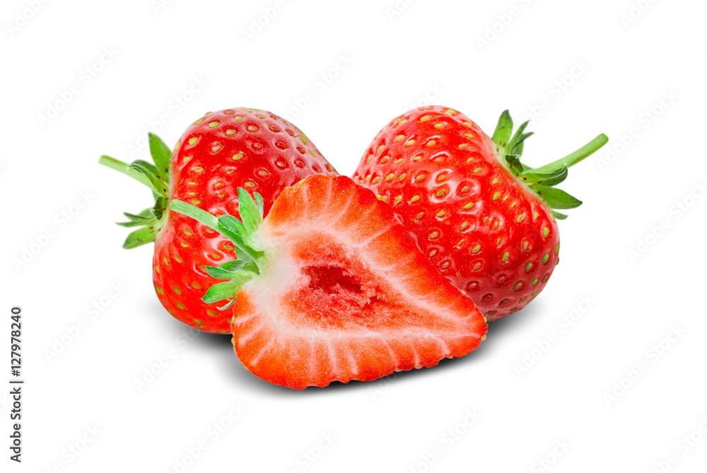 Strawberry isolated on white Strawberry isolated on white