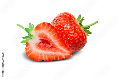 Strawberry isolated on white