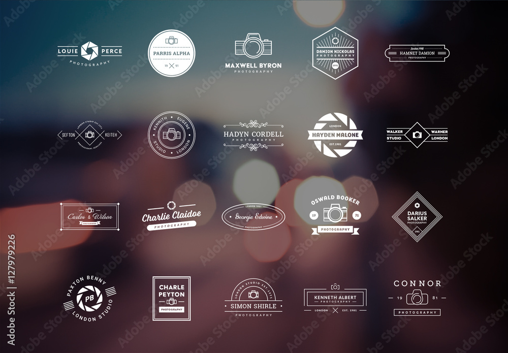 20 Photography Logo Layouts 5 Stock Template | Adobe Stock