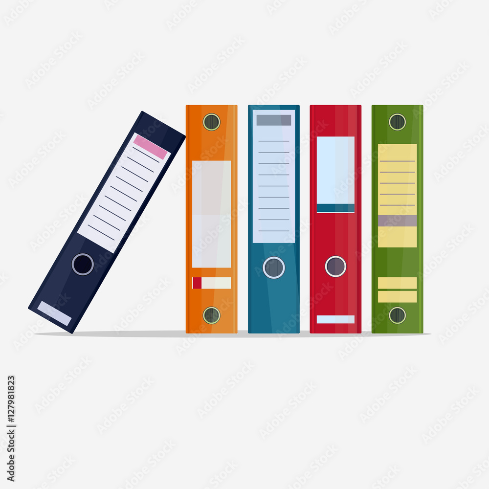 Binder folder vector Binder folder vector