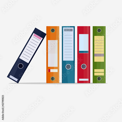 Binder folder vector