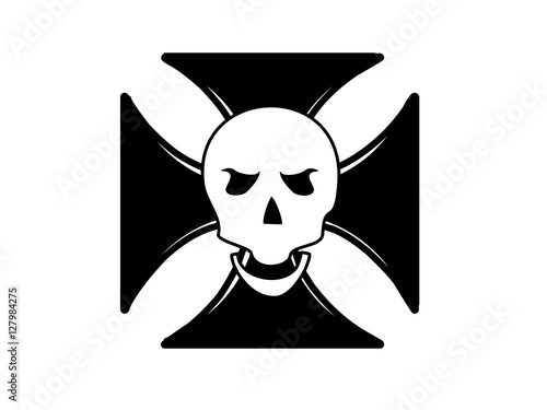 Tribal Skull Kreuz